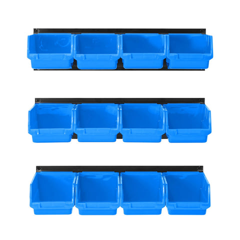 Ultrawall blue storage solution for nuts, bolts, and small hardware