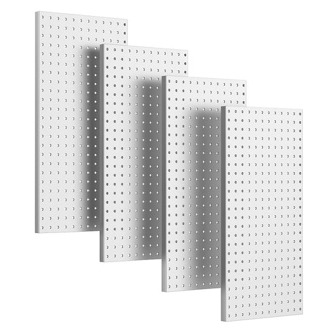 Ultrawall pegboard wall panel with durable metal finish for organized garage storage.