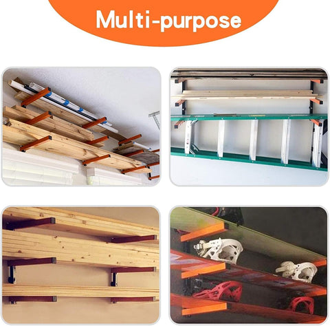 Ultrawall space-saving rack for workshop helps keep long items tidy