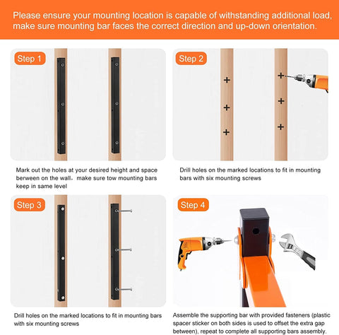 Ultrawall space-saving wall-mount design maximizes garage storage