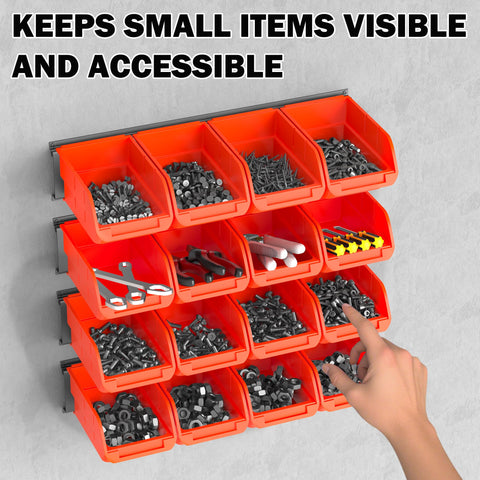 Ultrawall sturdy steel rails highlight durable tool storage in a workshop.