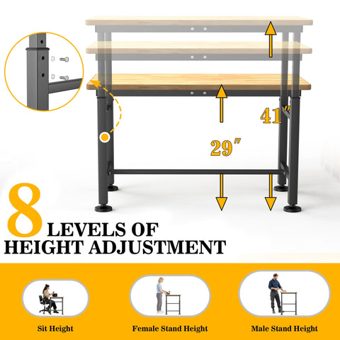 Ultrawall wide surface of 47.5 by 23.5 inches suitable for tools and layout