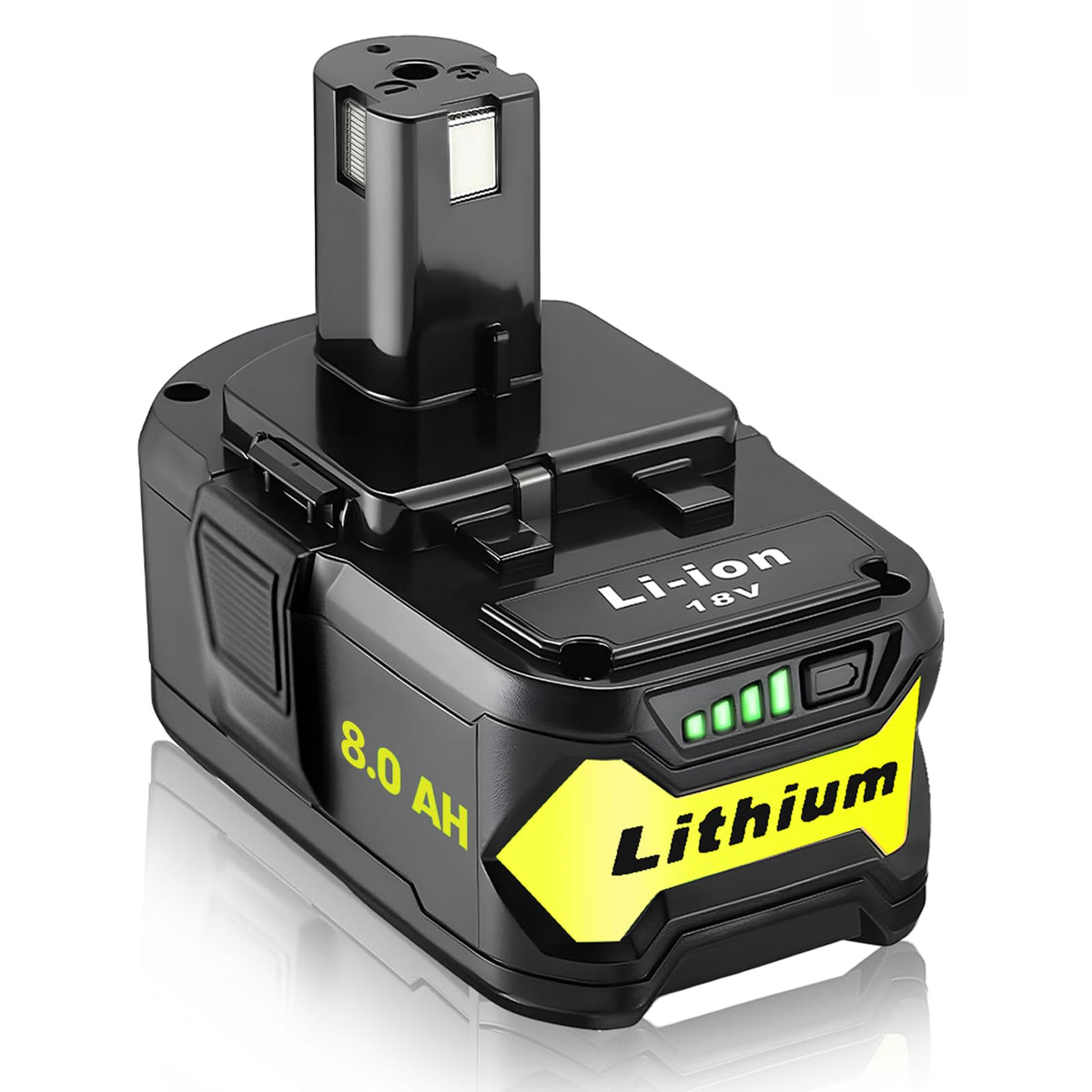 Ultraxxis 18V 8000mAh battery exterior for extended cordless runtime