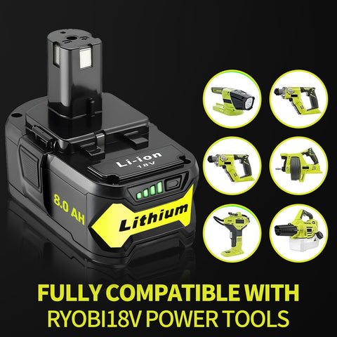 Ultraxxis battery powering a Ryobi tool in real-world use
