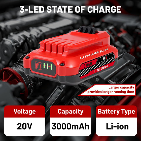 Ultraxxis 20V battery compatible with Craftsman tools for extended use