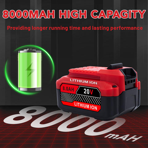 Ultraxxis 20V battery compatible with Craftsman CMCB204/202/201 for seamless use.