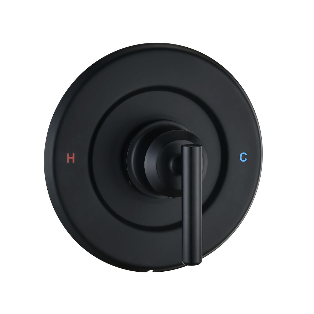 Ultrimkit matte black shower trim kit shows Moen compatibility and sleek style.