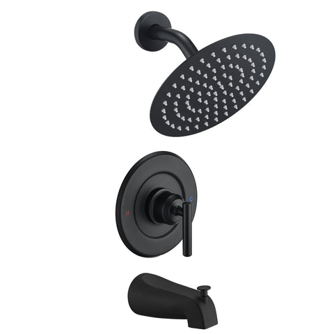 Ultrimkit Moen trim 8in rain showerhead: wide spray for a refreshing shower.