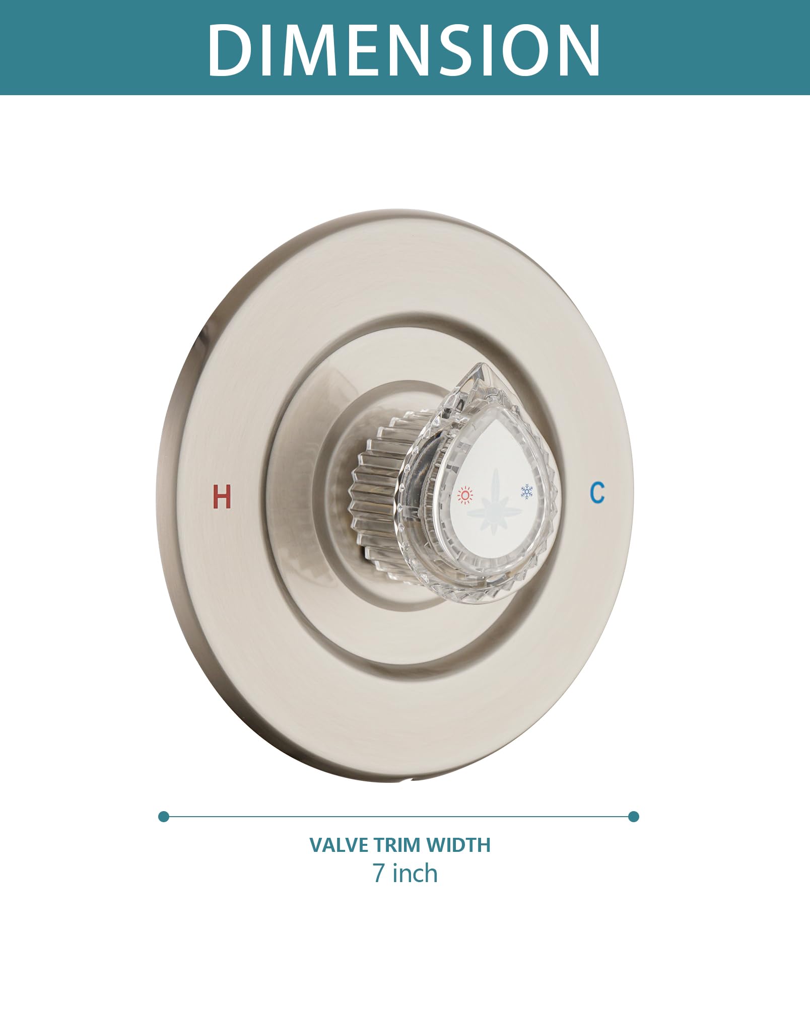 Ultrimkit brushed nickel finish close-up highlights refined style