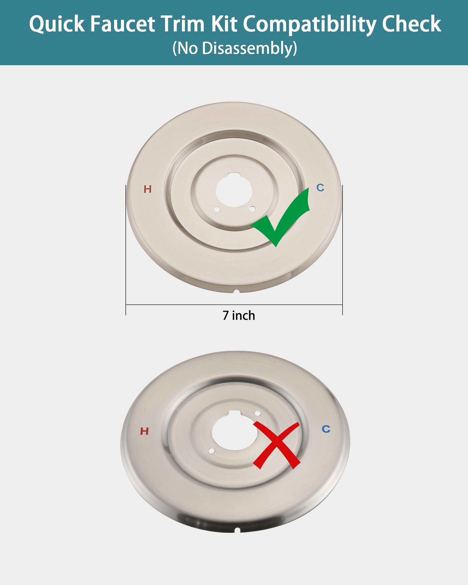 Ultrimkit hot and cold labels with H and C for quick temperature checks