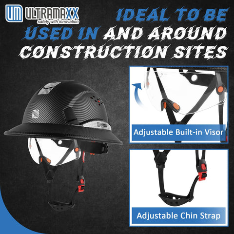 UM Ultramaxx sliding vent holes keep head cool on site