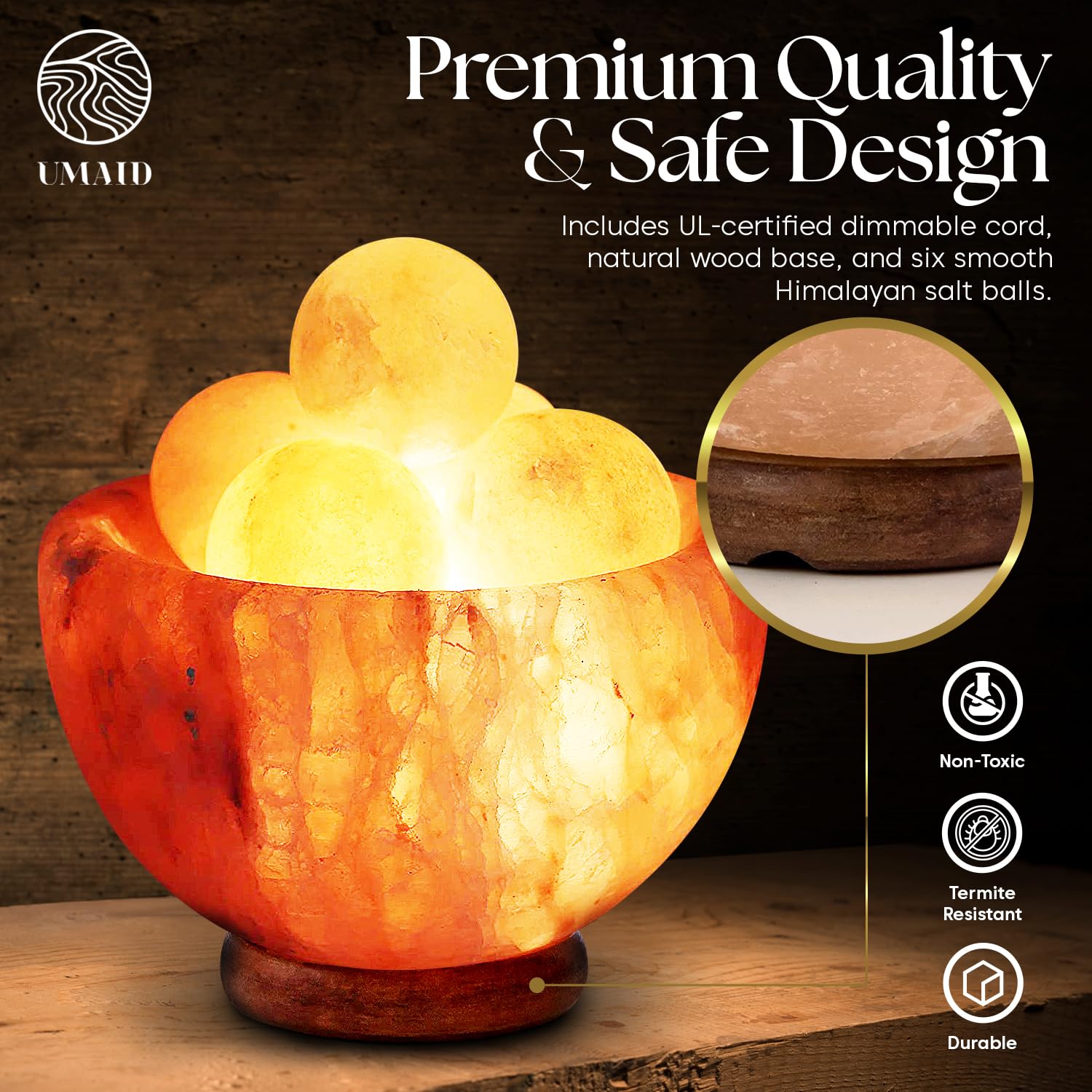 UMAID massage balls provide soothing warmth during at-home routines.