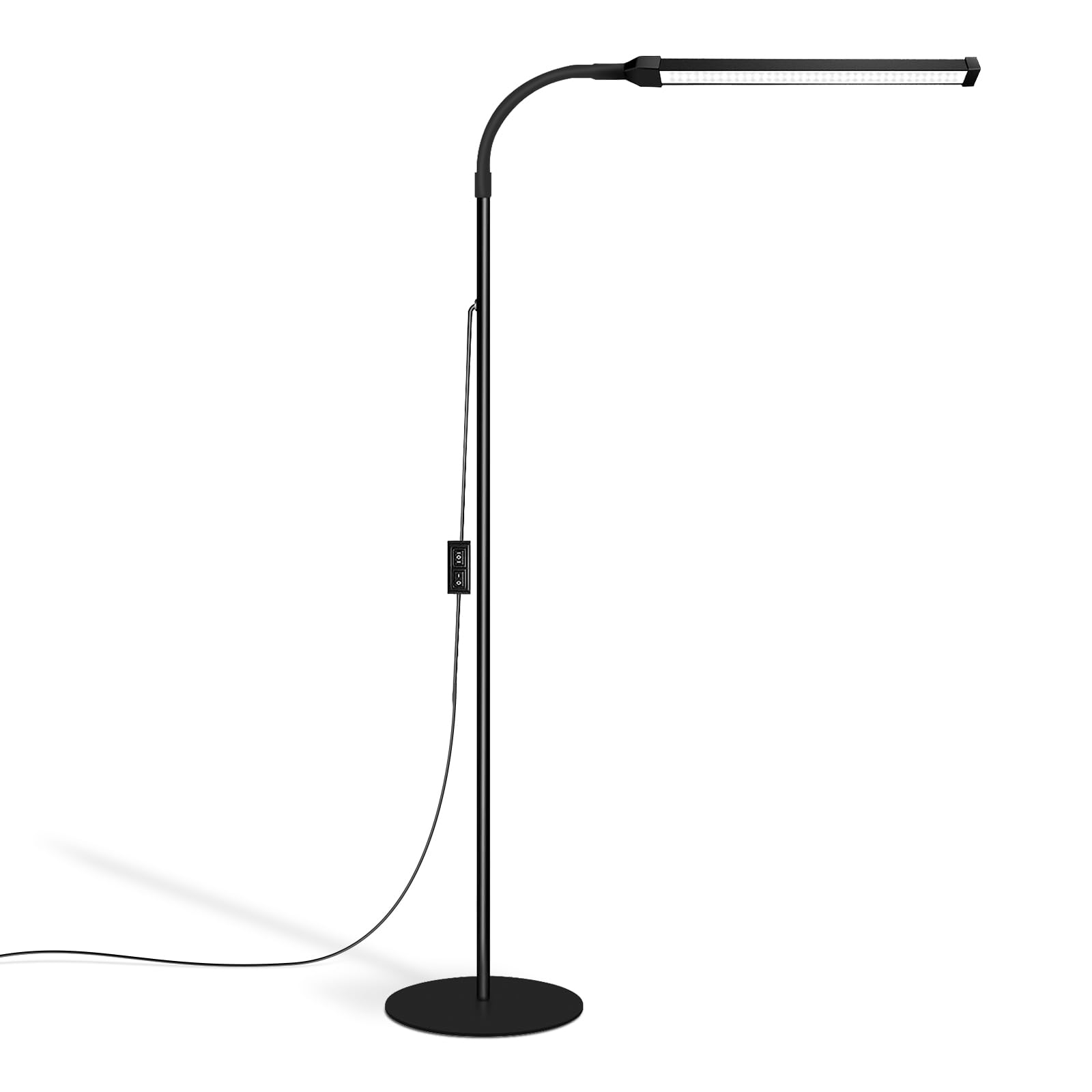 umbolite Lash Light base provides stable support for floor, desk, or bedside use.
