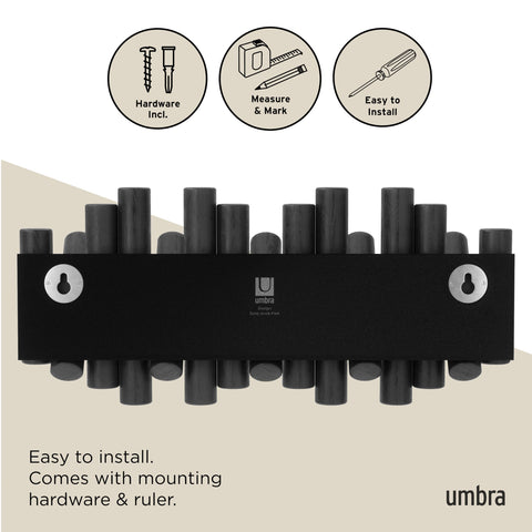Umbra Picket minimalist wall decor that blends function with modern style.