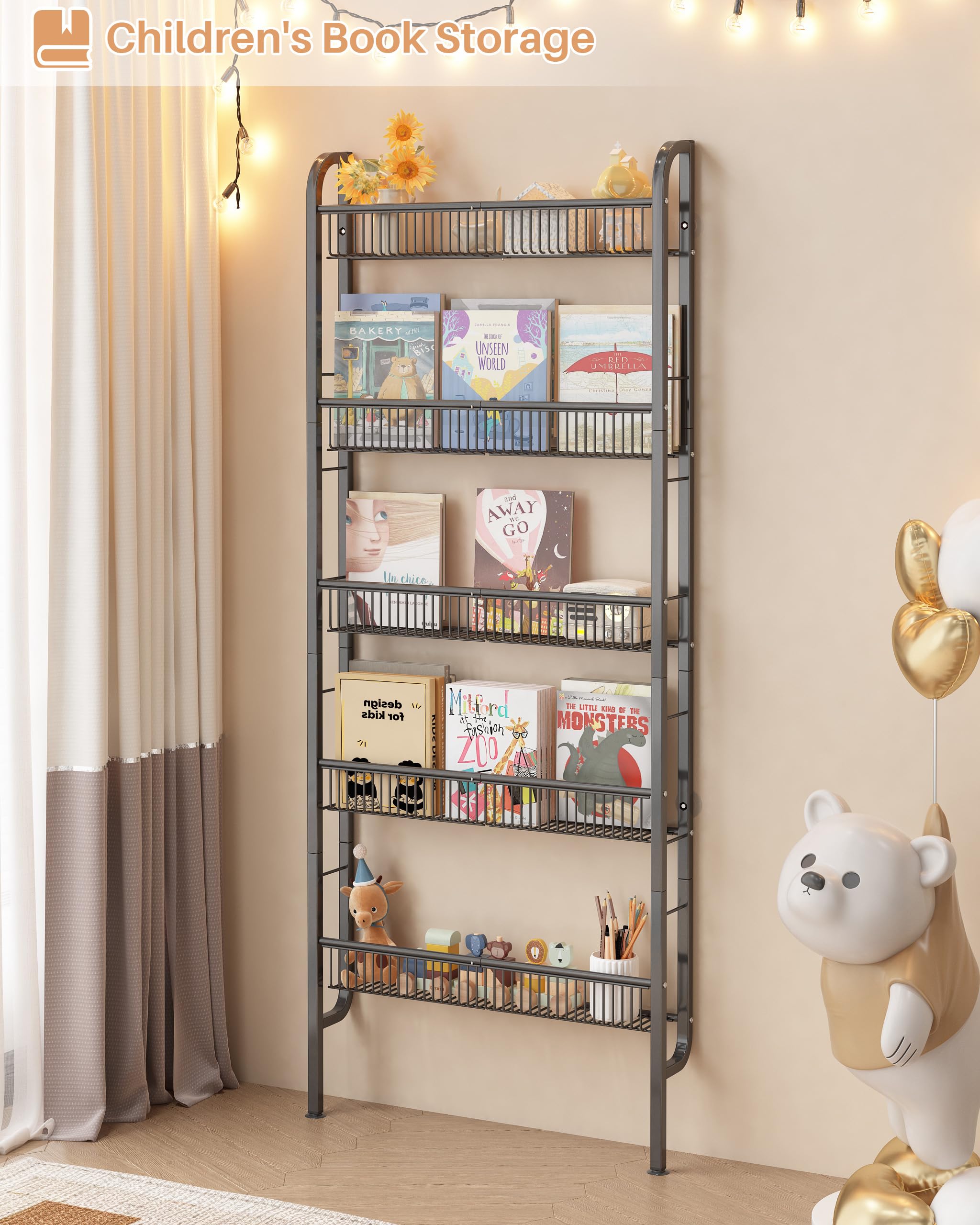 UMDONX anti-slip suction cups stabilize the rack on smooth surfaces.