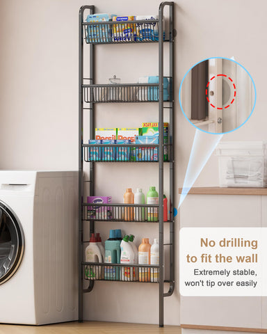 UMDONX dorm bathroom setup shows compact storage in small spaces.