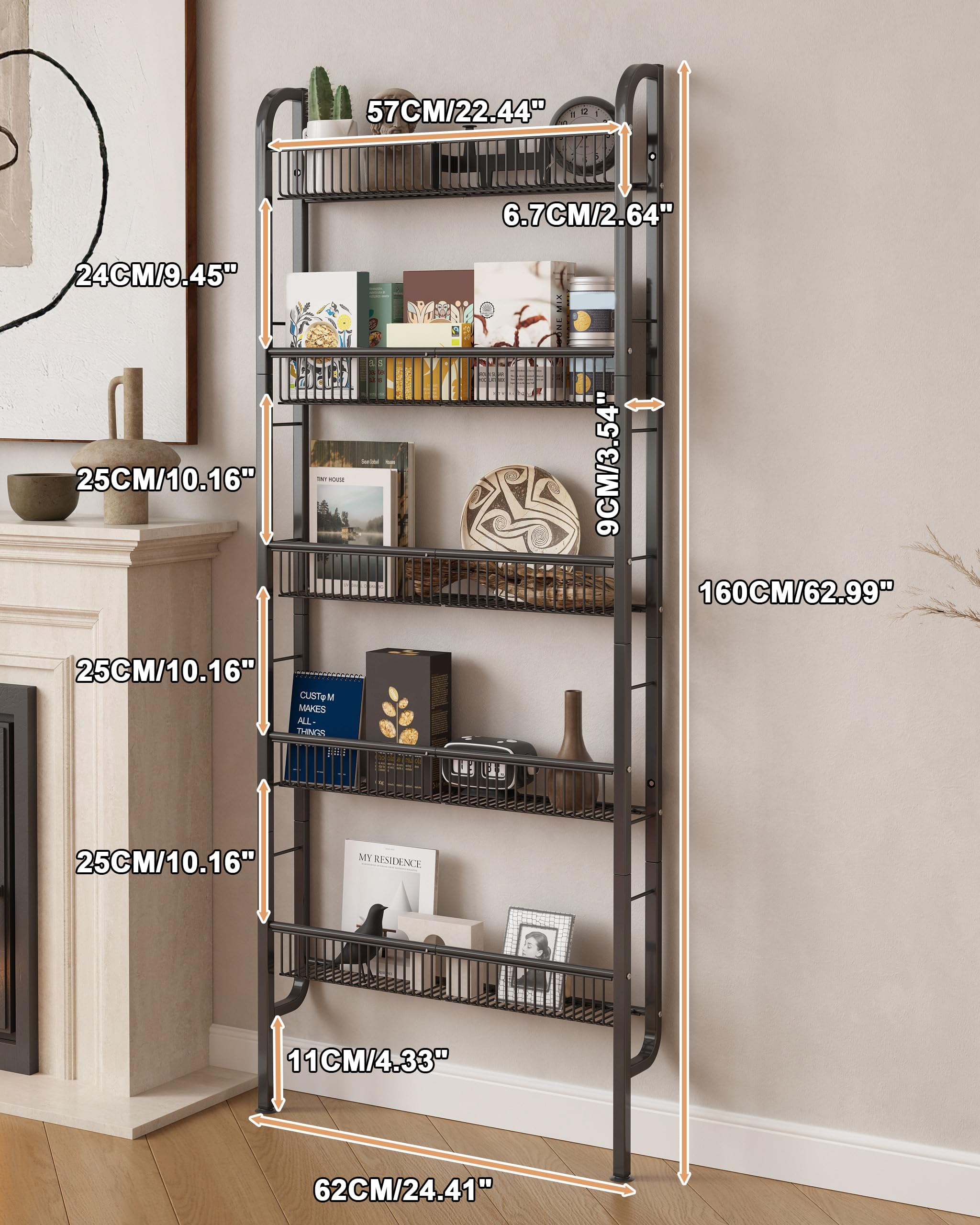 UMDONX over-the-door storage rack keeps towels within reach without clutter.