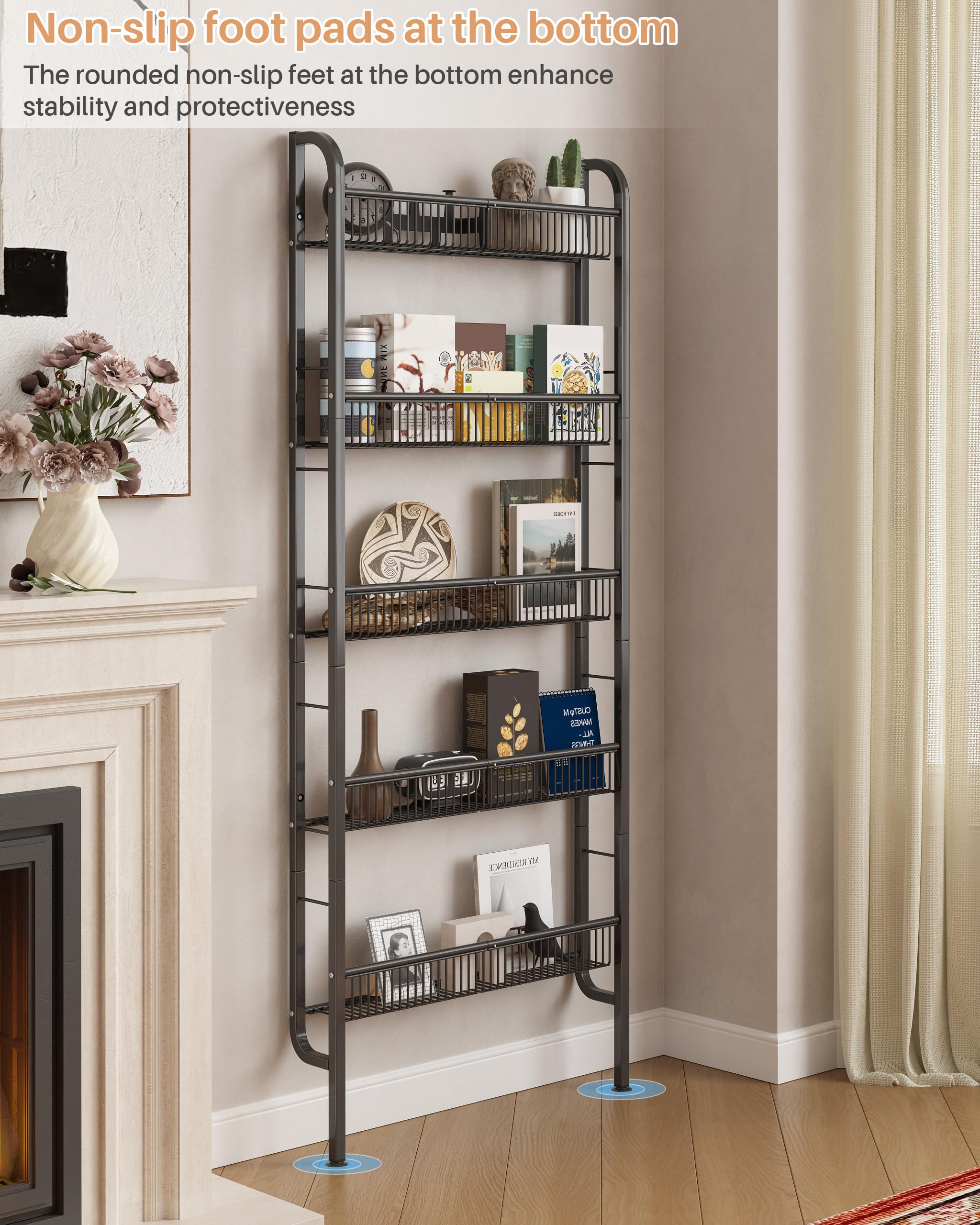 UMDONX installation options include adhesive pads and wall screws for versatility.