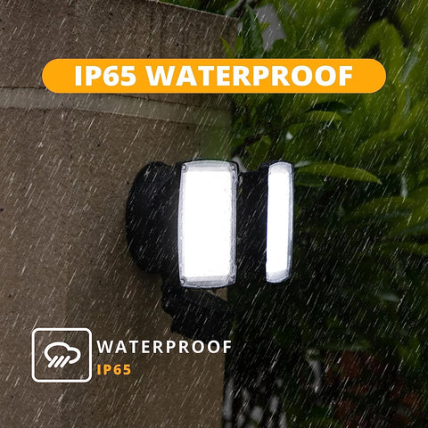 UME 19W dusk-to-dawn flood light with photocell feature