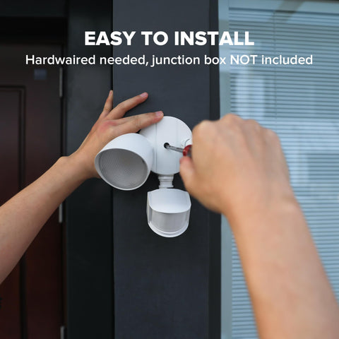 UME dusk-to-dawn mode automatically lights after sunset for security.