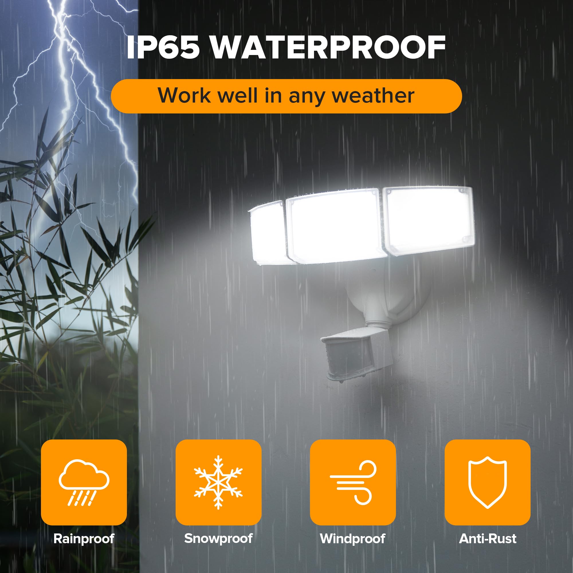 UME 49W ideal for porch and garage use and easy mounting