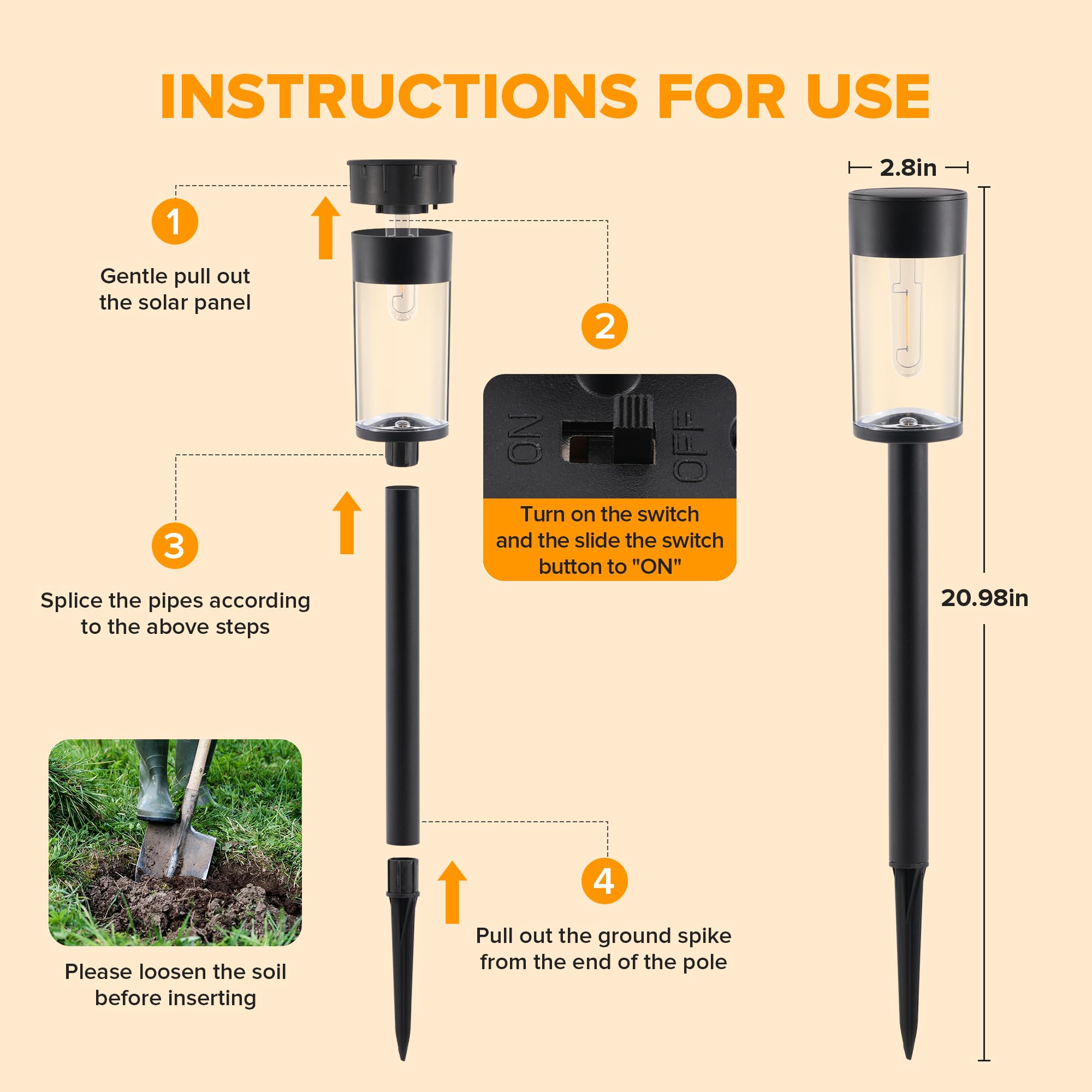 UME auto on/off sensor activates at dusk