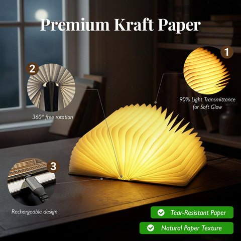 UME Dragon Book Lamp in purple adds stylish desk ambiance.
