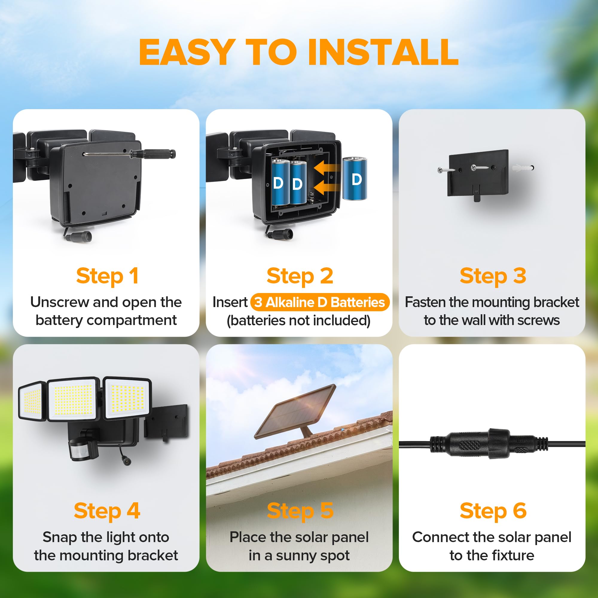 UME Energy-saving modes reduce power use while maintaining security lighting.