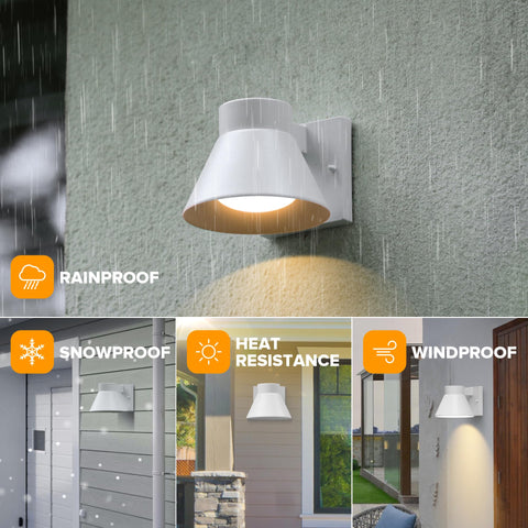 UME front porch wall lantern creates curb appeal while weatherproofing your doorway.