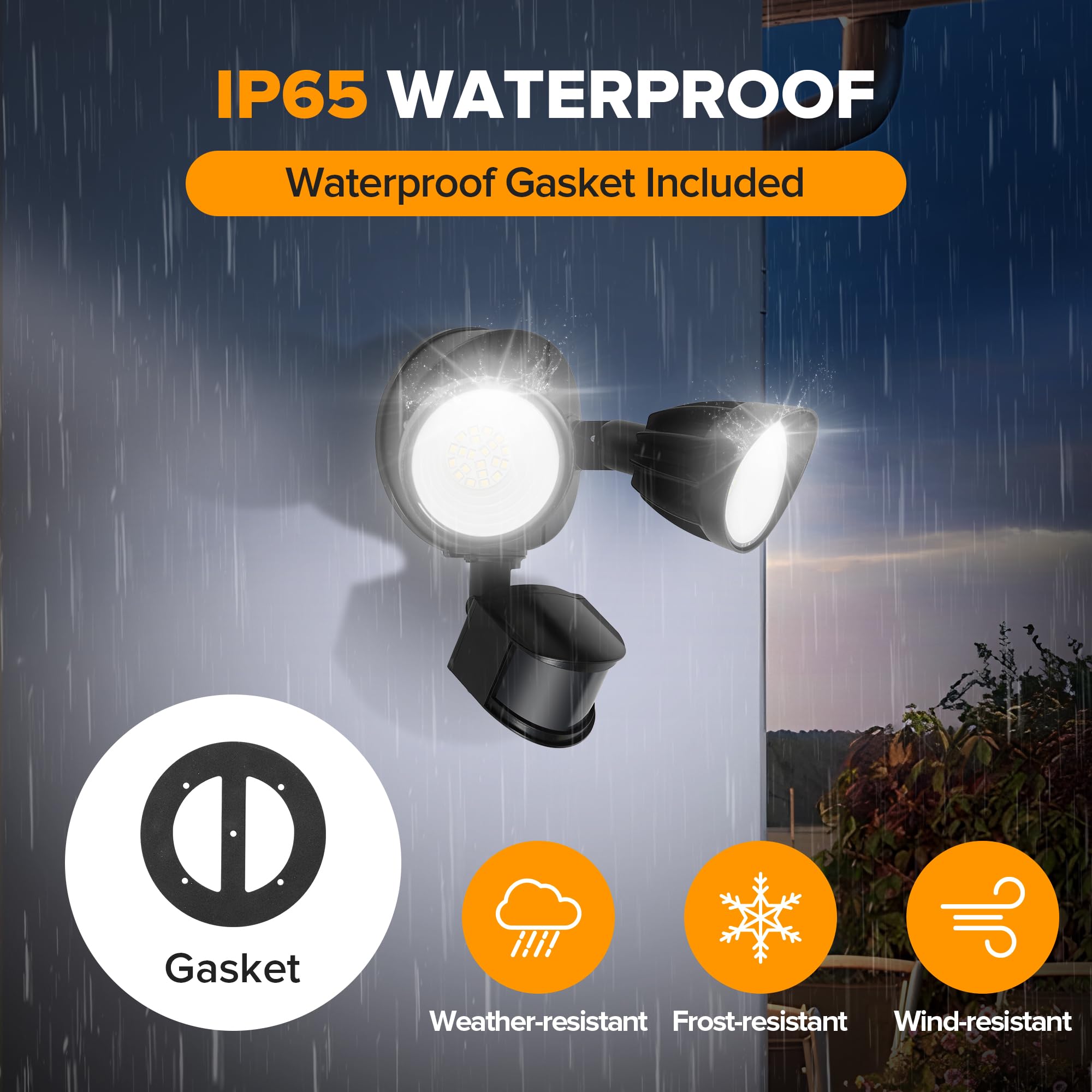 UME aluminum housing offers durable heat dissipation and long lifespan.