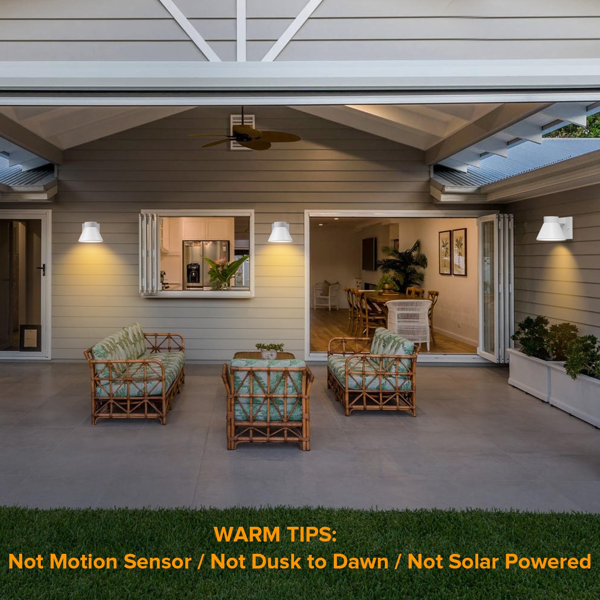 UME modern textured finish adds farmhouse style with durable exterior performance.