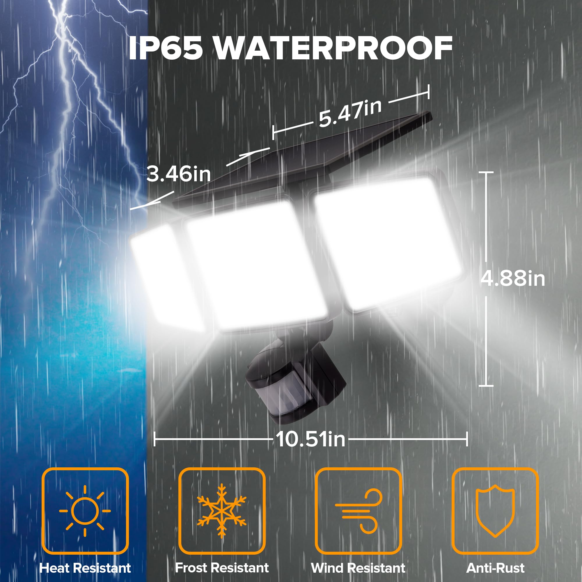 UME solar lights installation with mounting accessories for easy setup