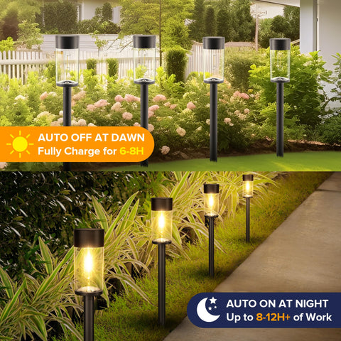 UME stainless steel pole path light with durable housing