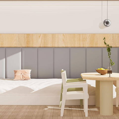Kids-friendly Umedol panels create a cozy, decorative play space.