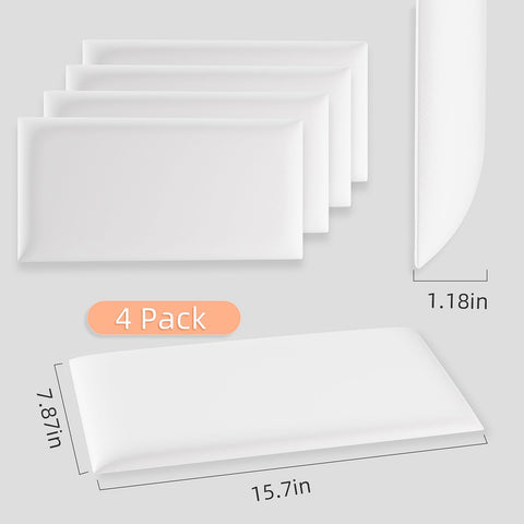 Peel-and-stick adhesive application on a clean wall surface.