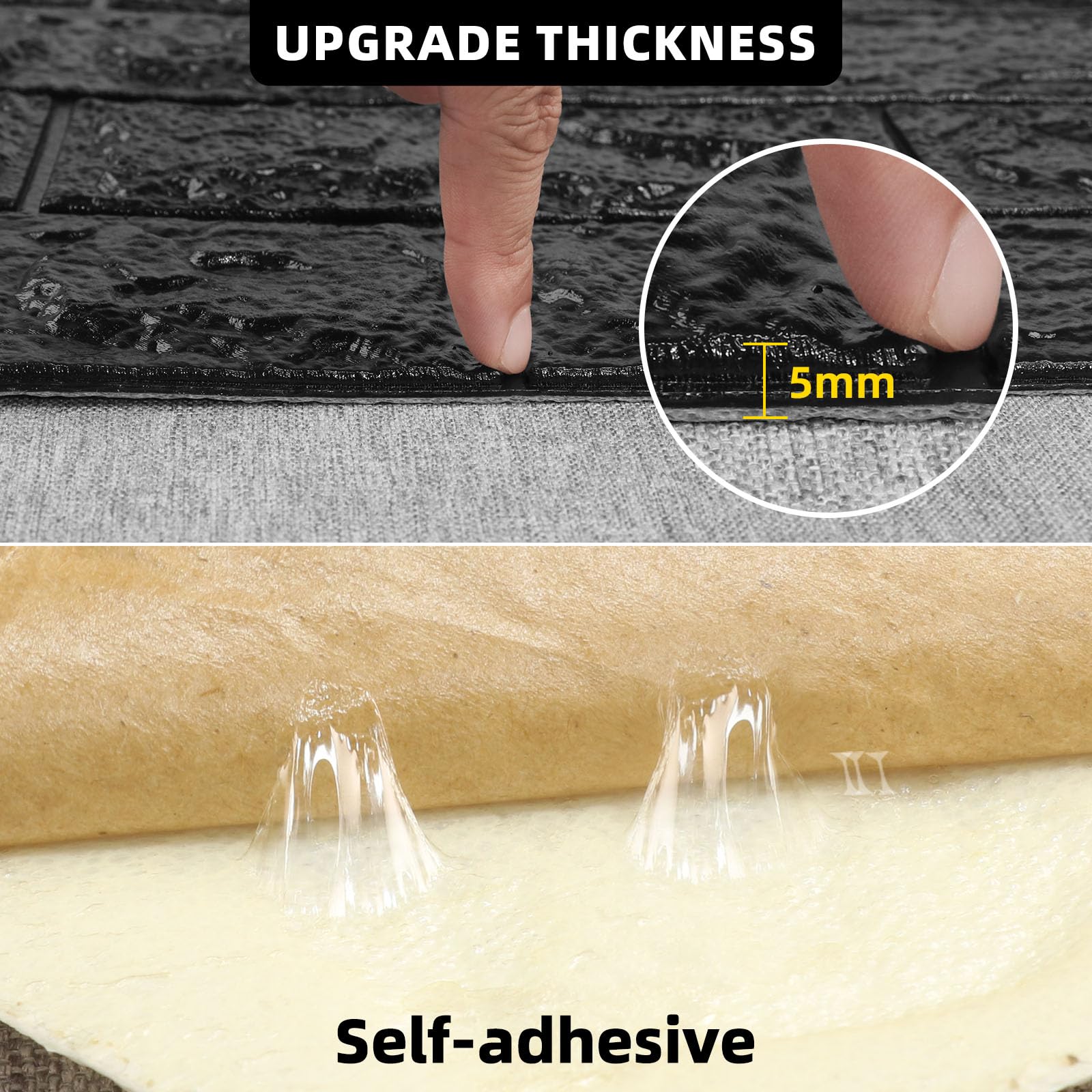 Umedol foam brick texture close-up shows durable, dustproof surface.