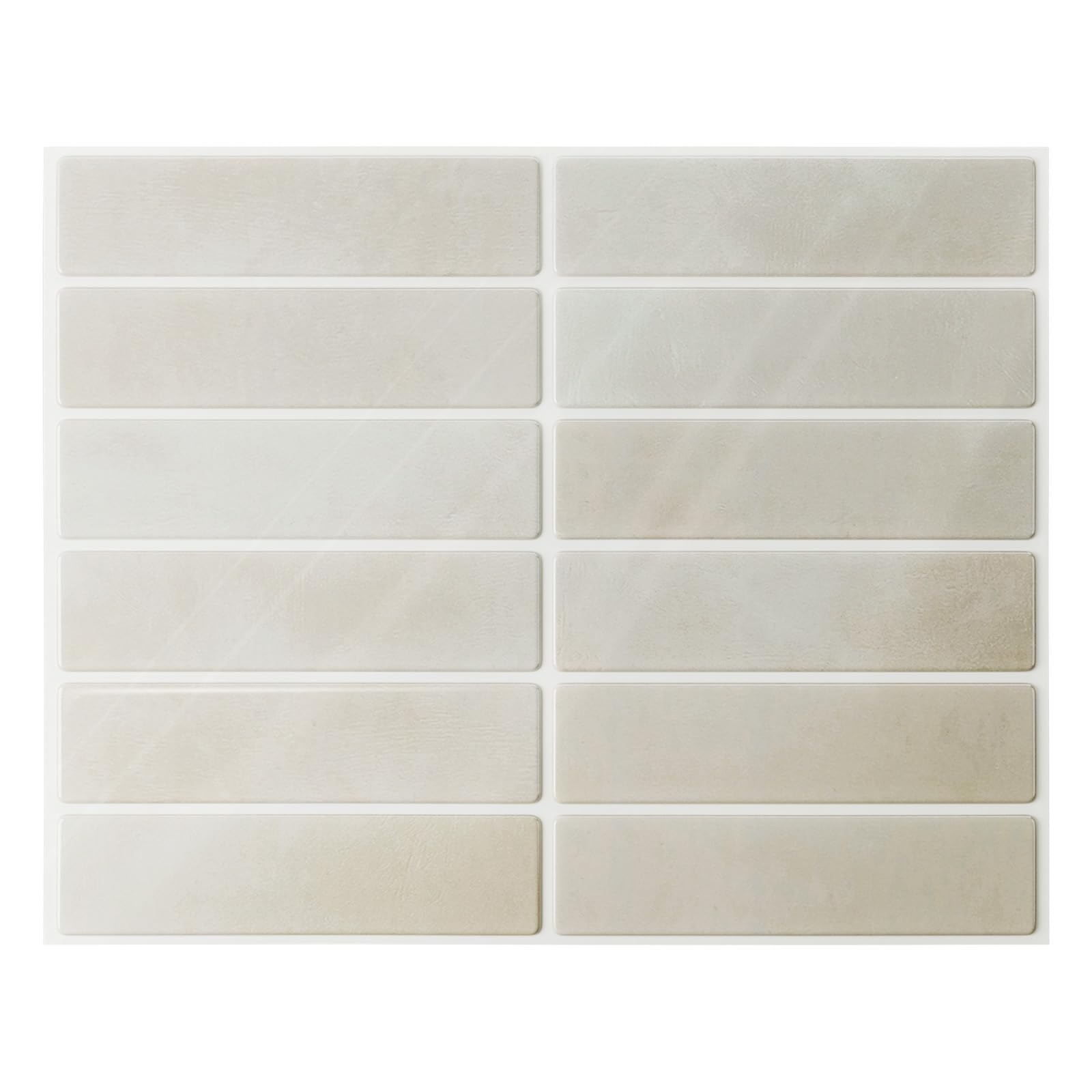 Umedol backsplash tiles close-up showing interlock seams for easy DIY installation
