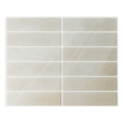 Umedol backsplash tiles close-up showing interlock seams for easy DIY installation