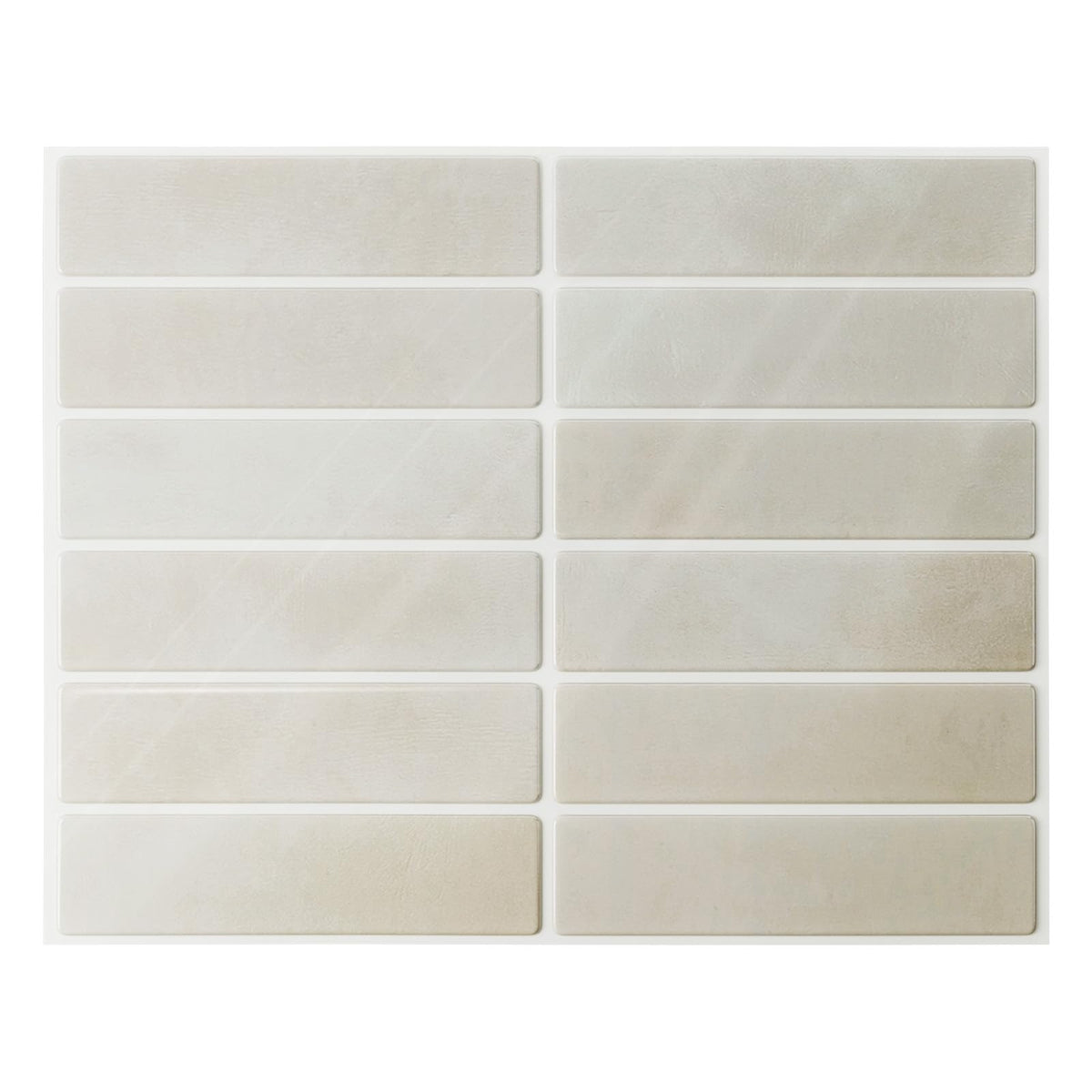 Umedol backsplash tiles close-up showing interlock seams for easy DIY installation
