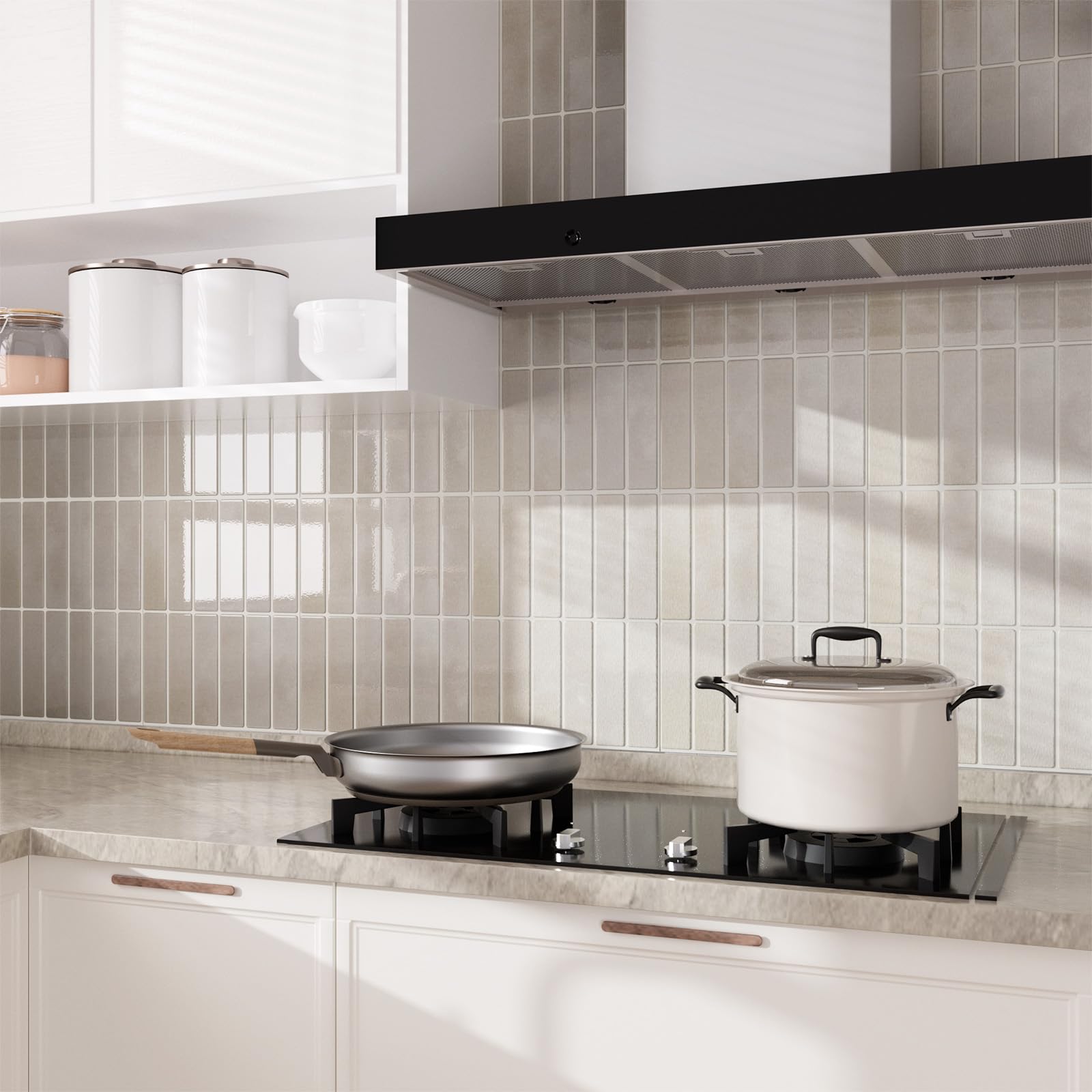 Umedol peel and stick tiles interior interlock detail highlighting texture