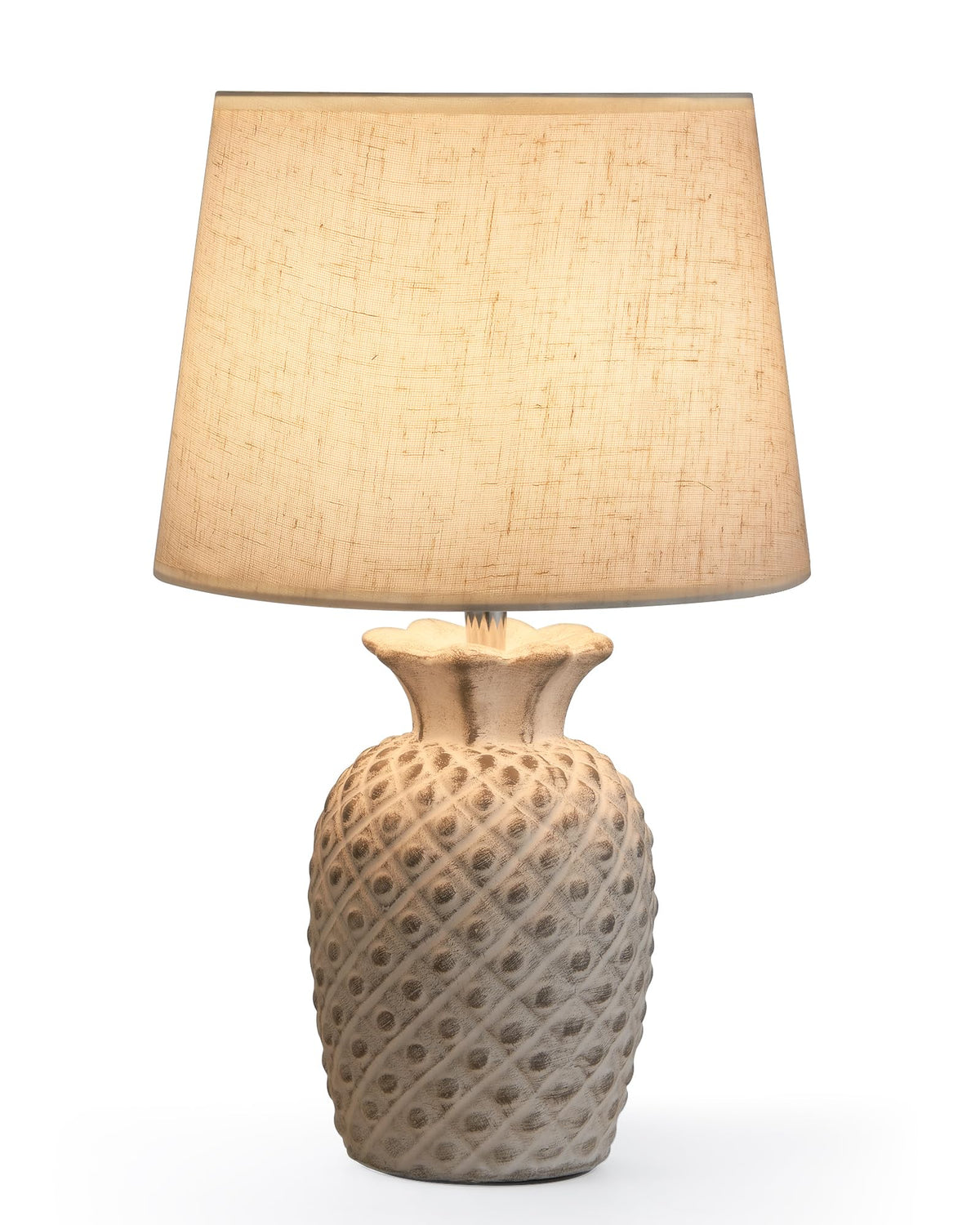 UMEXUS 13-inch rechargeable table lamp with remote for cordless bedside convenience.