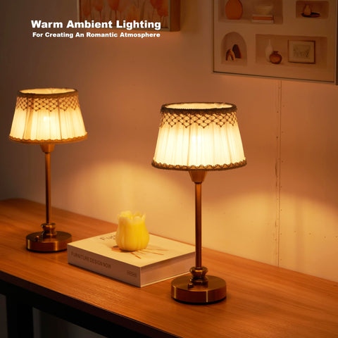 UMEXUS rechargeable cordless lamp anti-glare bulb softens harsh glare.