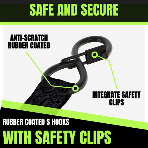 UMIRO ratchet strap secures motorcycles, ATVs, and UTVs with consistent tension
