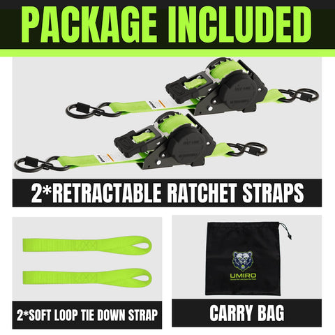 UMIRO self-retracting strap features quick-release for easy tightening.