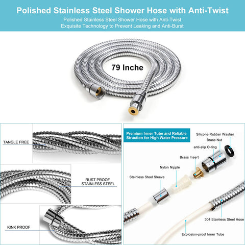 Easy drill-free installation of the Umyder shower head system