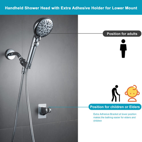 Umyder overhead bracket and adhesive holder for versatile mounting
