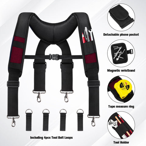 Adjustable front and back straps for a customizable fit.