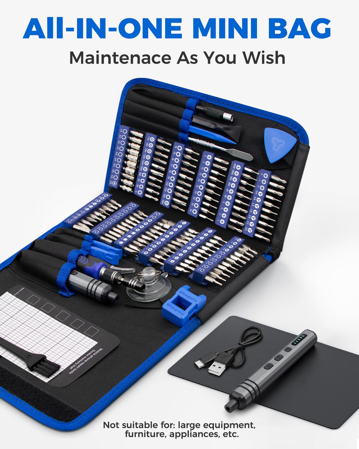 UnaMela screwdriver reaches up to 200 RPM for fast tasks