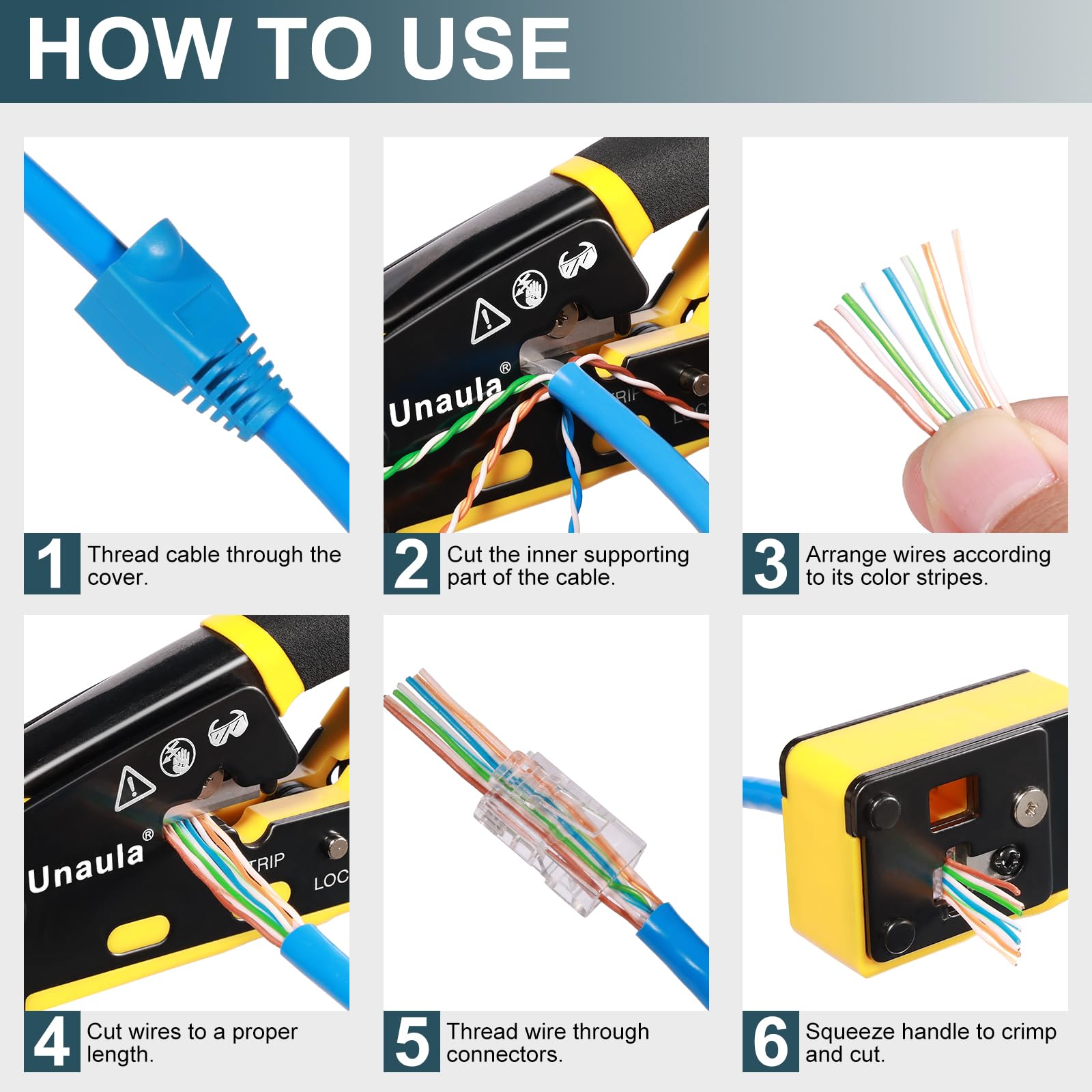 Unaula compact portable design fits one-handed operation