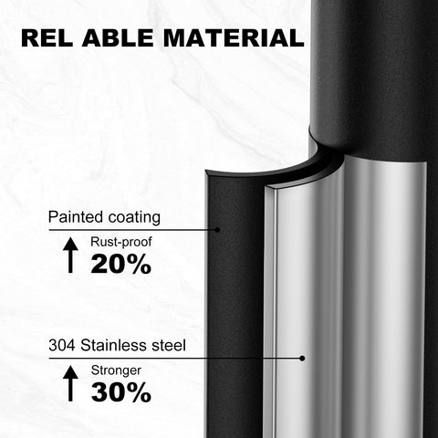 UNCONSIL stainless steel construction resists rust and corrosion.